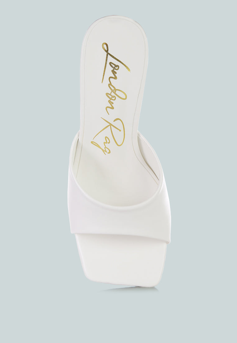 Sweet16 Clear Spool Heel Sandals-3