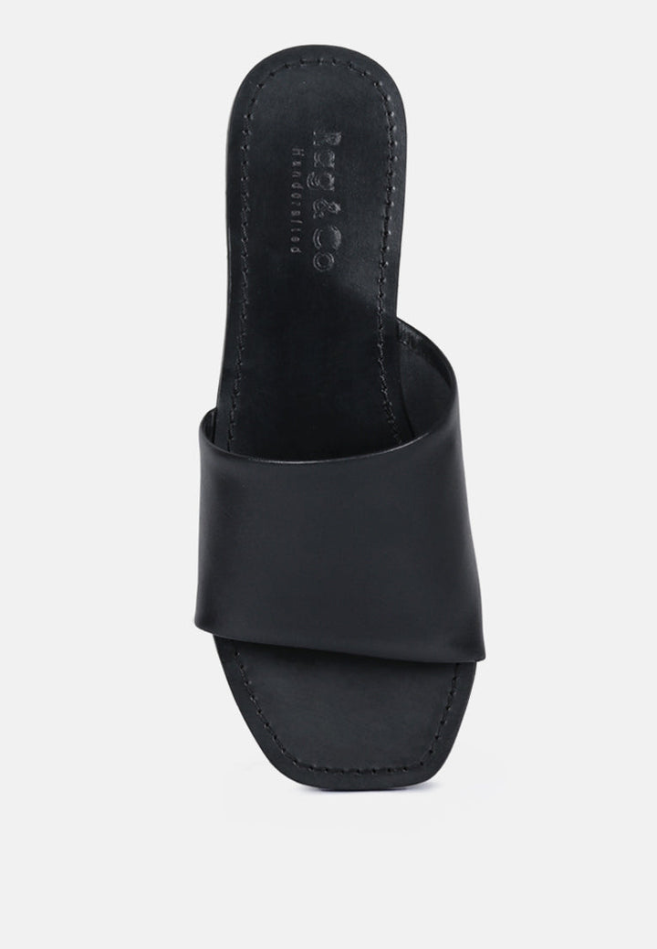 Tatami Leather Classic Slide Flats-3