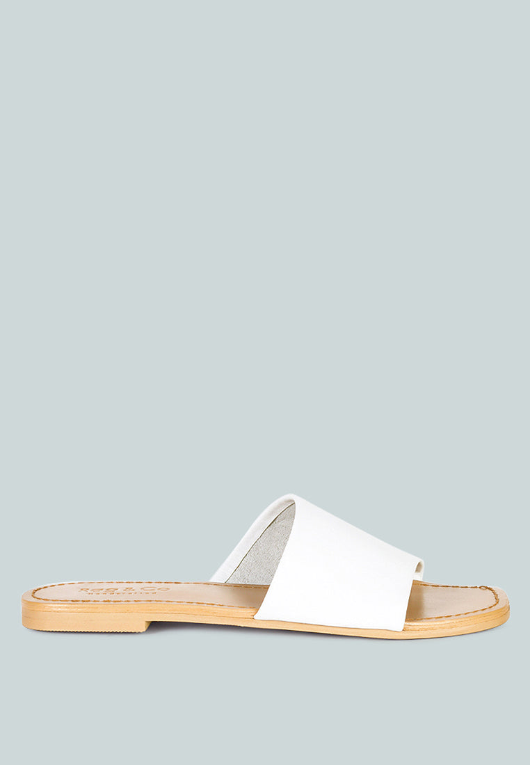 Tatami Leather Classic Slide Flats-6