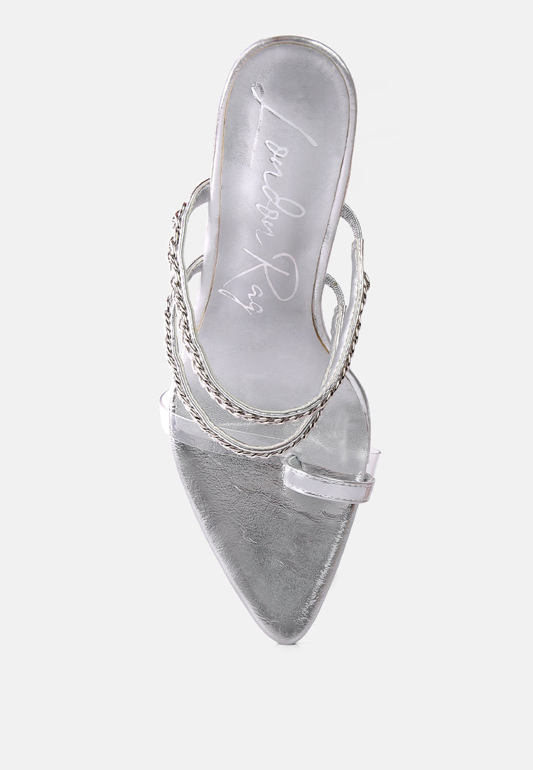 Tickle Me Toe Ring Stiletto Sandals-3