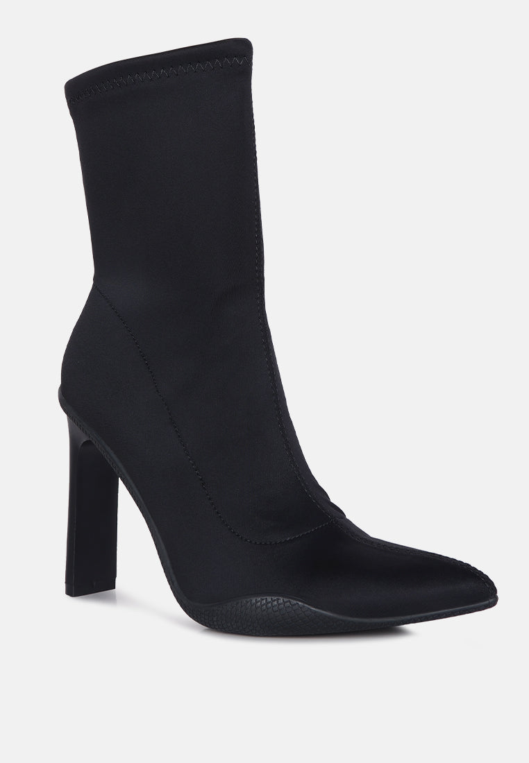 Tokens Pointed Heel Ankle Boots-1
