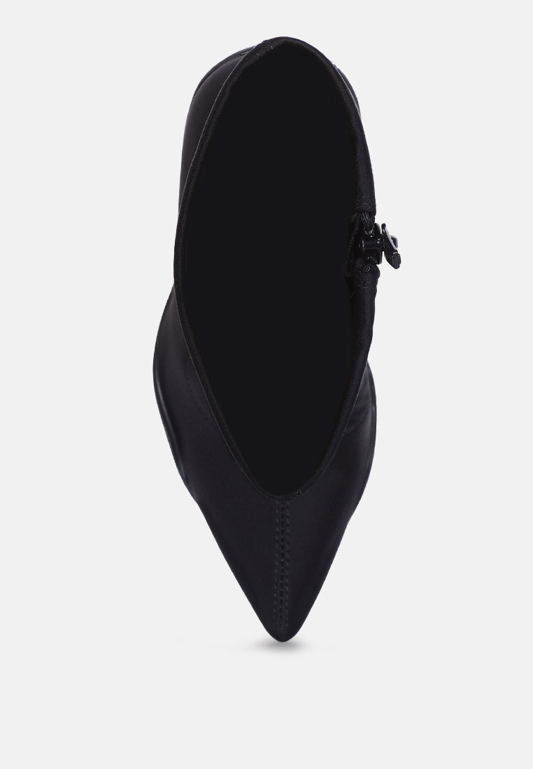 Tokens Pointed Heel Ankle Boots-3