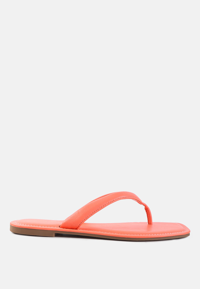 Tolpo Square Toe Thong Flats-5
