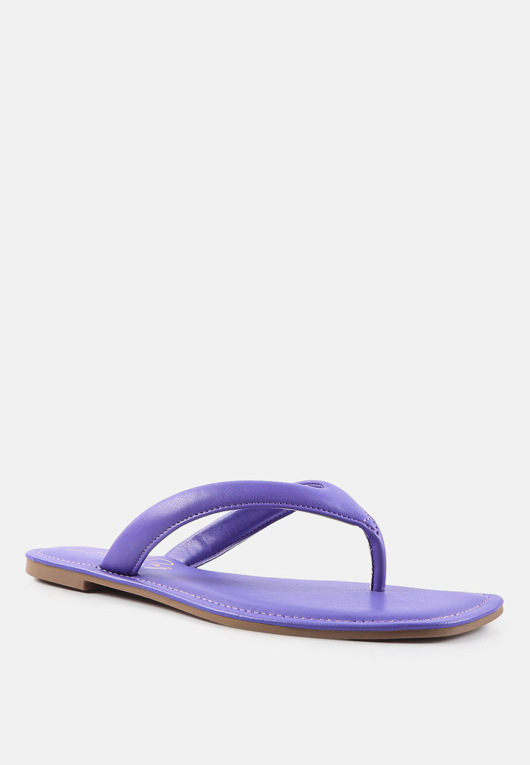 Tolpo Square Toe Thong Flats-1