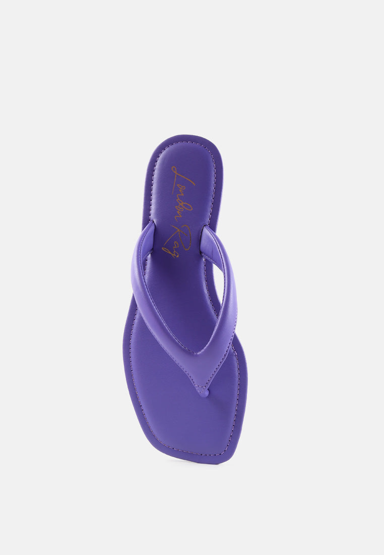 Tolpo Square Toe Thong Flats-3