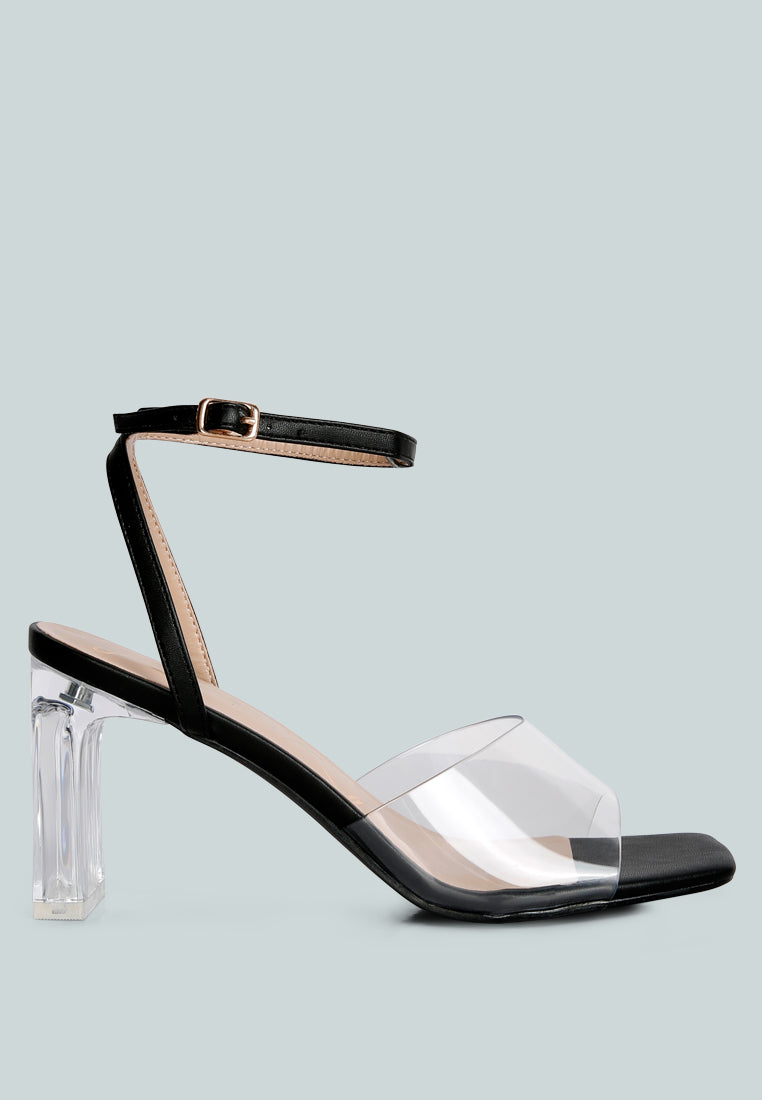 Twinkle Clear Block Heel Sandal-5