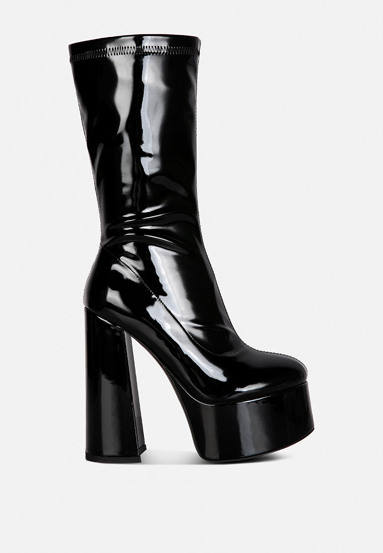 Vinkele Block Heeled Ankle Boot-7