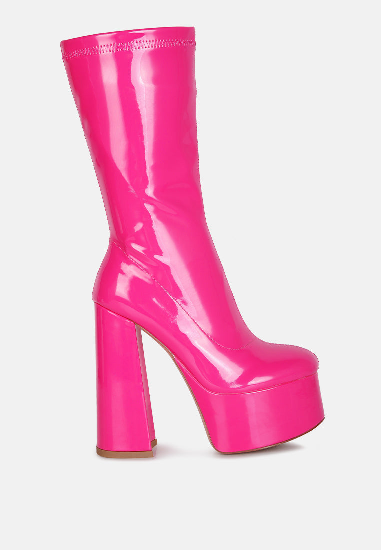 Vinkele Block Heeled Ankle Boot-6