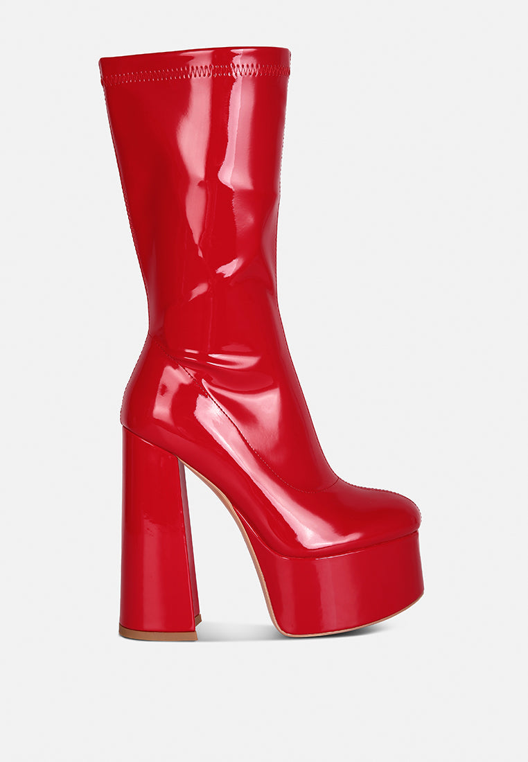 Vinkele Block Heeled Ankle Boot-5