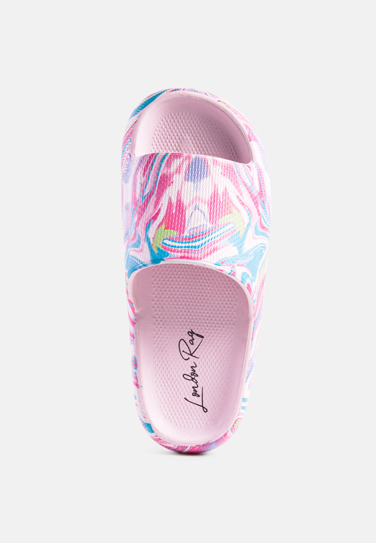 Whirl Marbling Dip Dye Slides-3