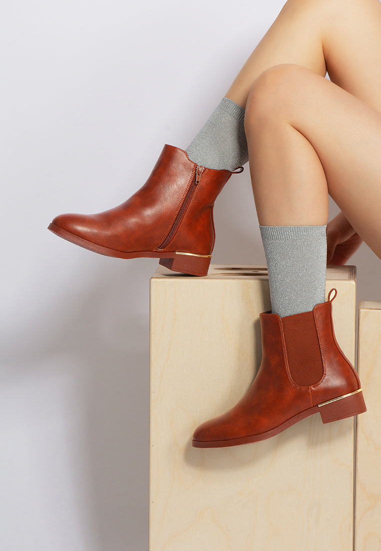 Yacht Winter Basic Ankle Boots-1