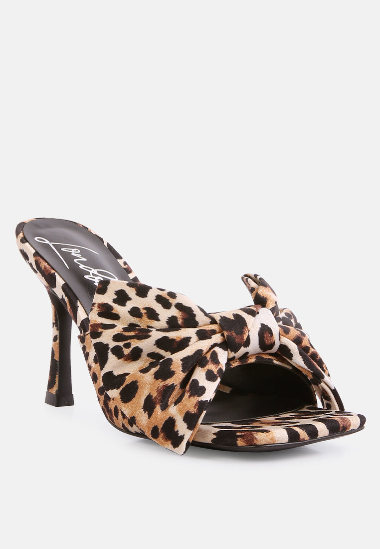 Wonderbuz Spool Heel Bow Slider Heels-1