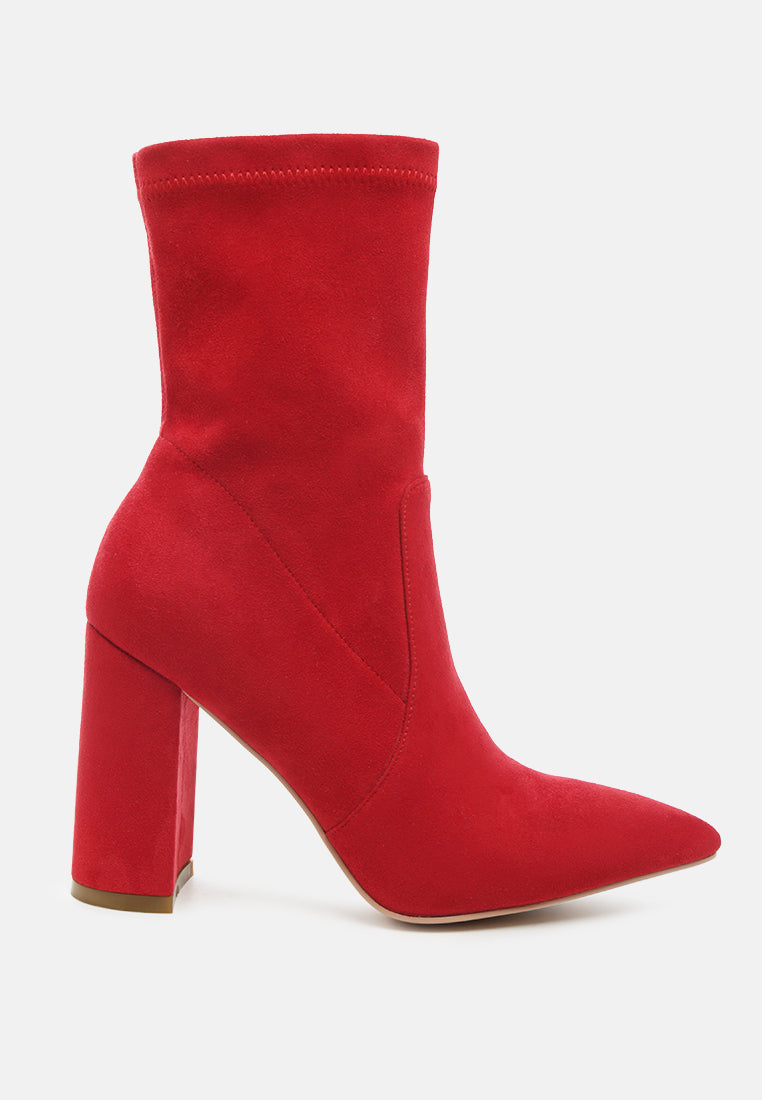 Zahara Suede Bootie-5